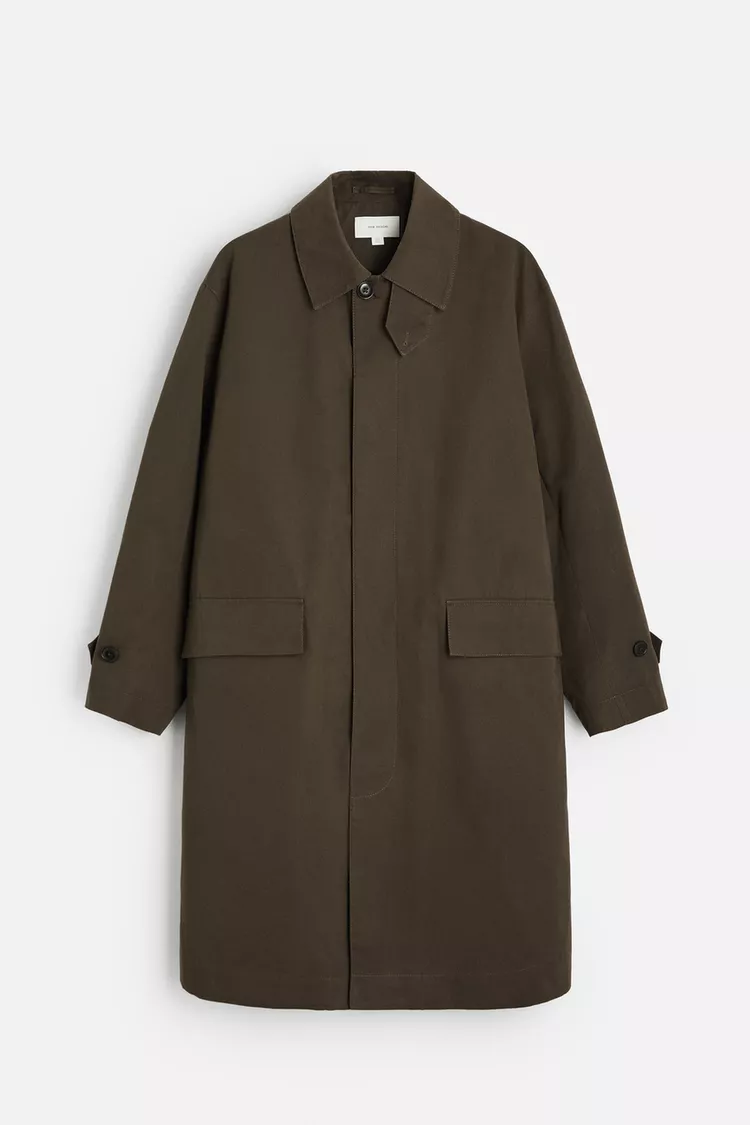 Abrigo de Piel Color Cafe