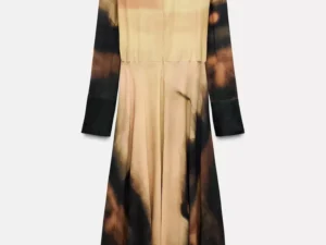 VESTIDO MIDI ESTAMPADO ZW COLLECTION