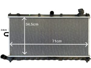 Radiador Byd F3 mecanico OEM: F3-1301100 | nuevo