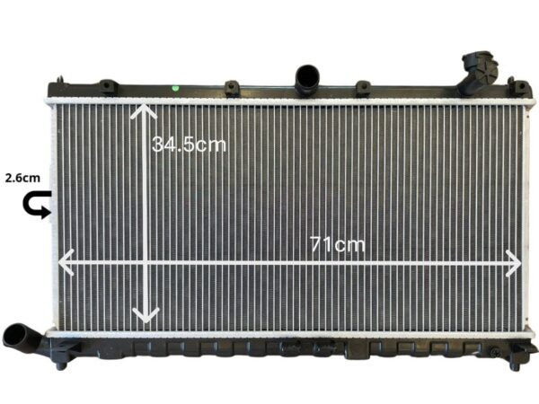 Radiador Byd F3 mecanico OEM: F3-1301100 | nuevo