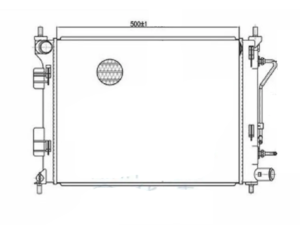 Radiador Hyundai Grand i10 2014-2015 Automatico | nuevo