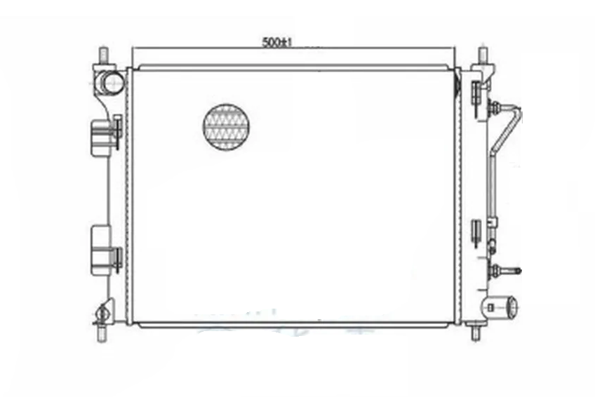 Radiador Hyundai Grand i10 2014-2015 Automatico | nuevo - Imagen 3