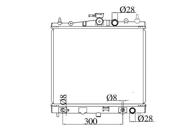 Radiador Nissan March / Nissan note / Nissan Cube Automatico | nuevo