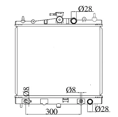 Radiador Nissan March / Nissan note / Nissan Cube Automatico | nuevo