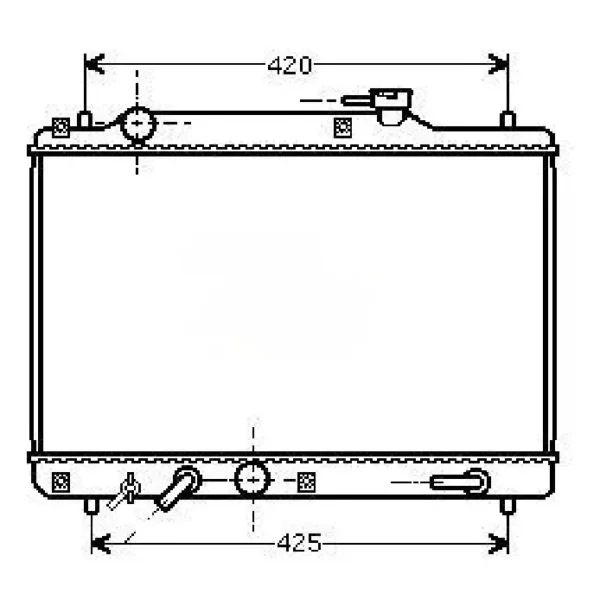 Radiador Suzuki Swift 1995 compatible Automatico y Mecanico | nuevo